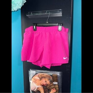Nike Women's Bright Pink Athletic Shorts